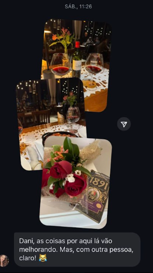 Resultado cliente — saída no restaurante